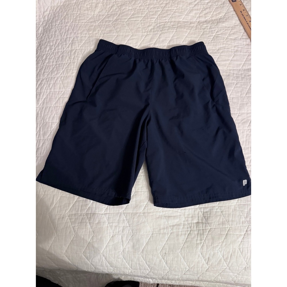 Prince men's shorts navy size xl, navy blue‎ athletic shorts